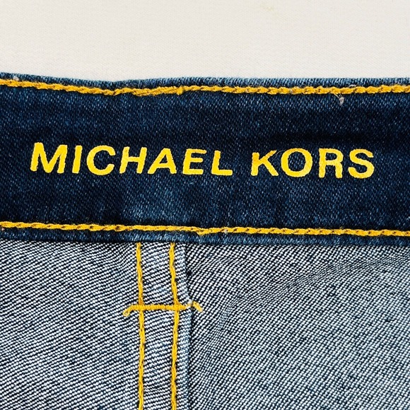 Womens 8‎ Michael Kors Skinny Jeans Dark Wash Stretch Denim 29" Inseam - Picture 5 of 6